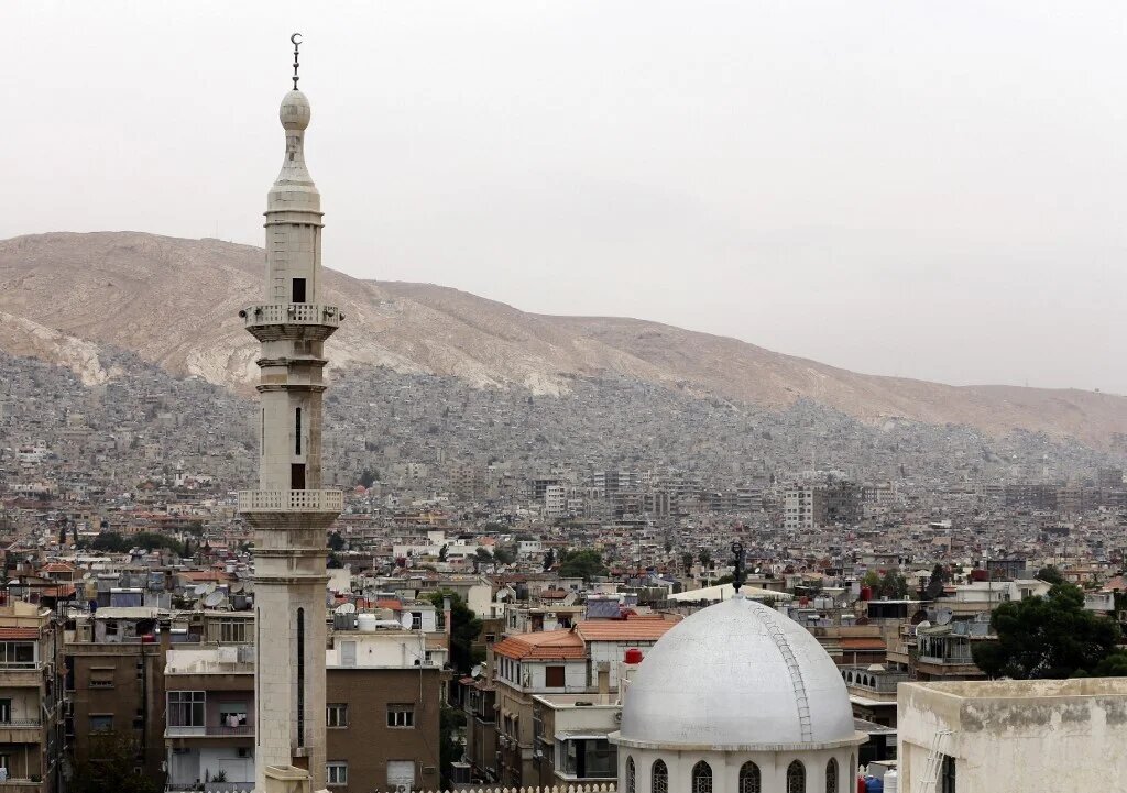 Mount Qasioun overlooking Damascus