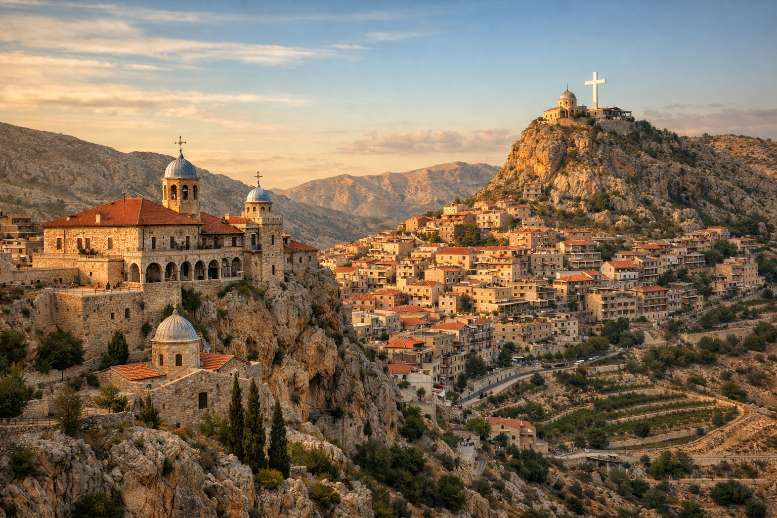 Saydnaya Qalamoun Mountains