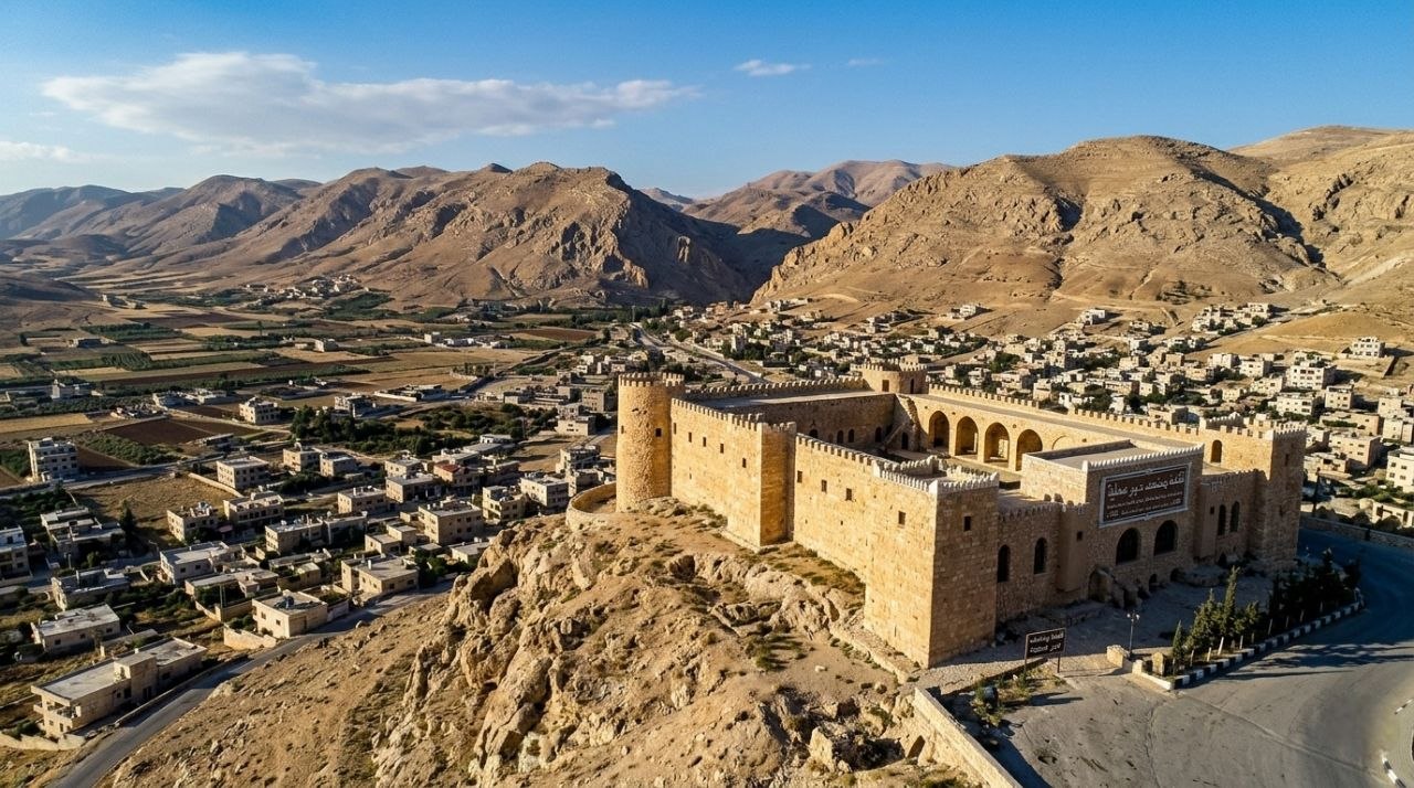 Deir Atiyah Castle Sy : Ancient Fortress in Qalamoun Region