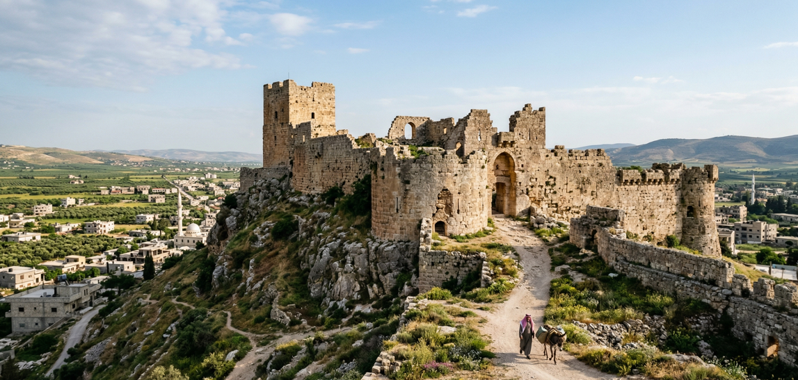 Kafranbel Castle Syria: Ancient Fortress in Southern Idlib