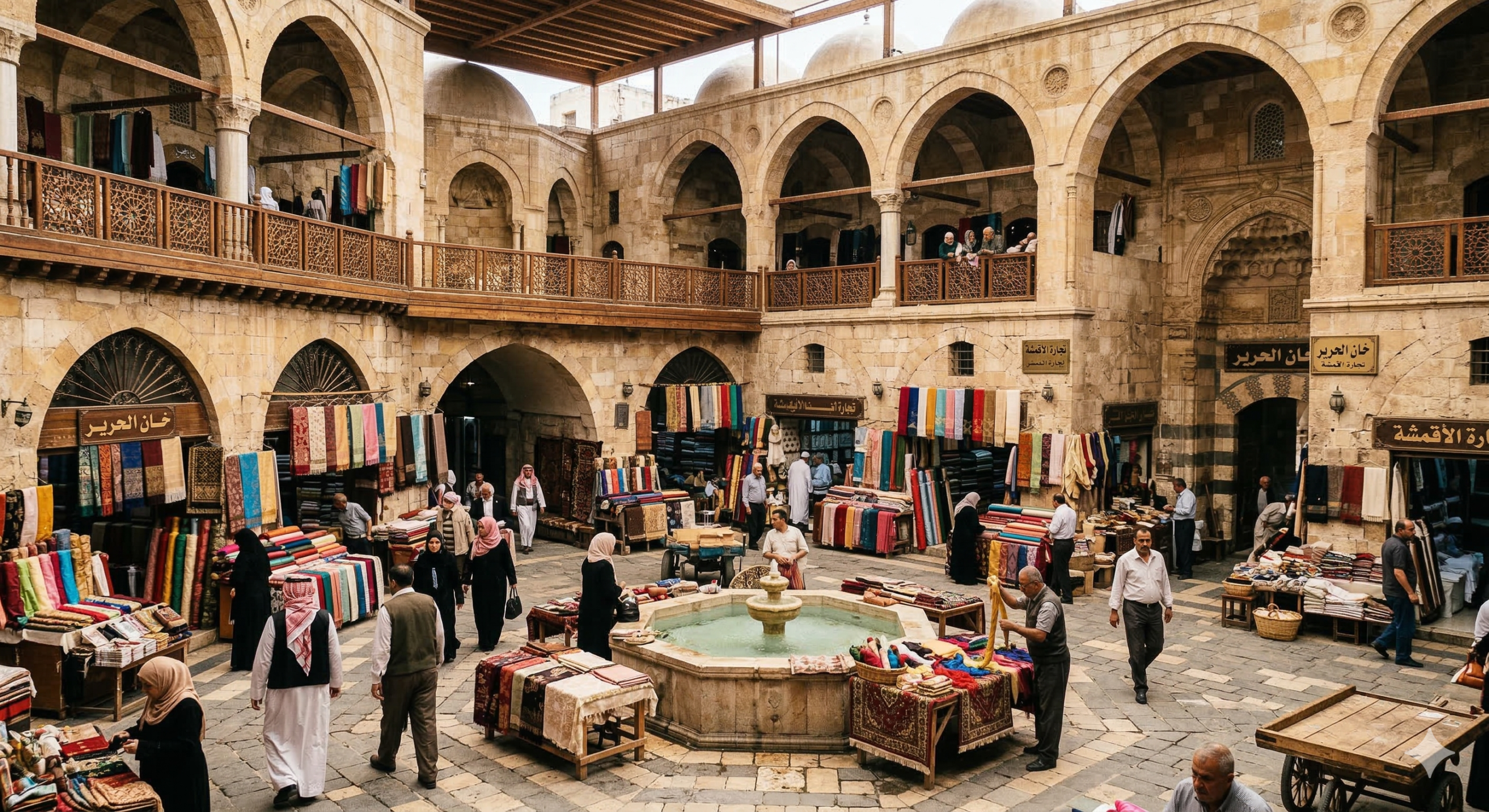 Khan al-Harir: The Historic Silk Caravanserai in Aleppo