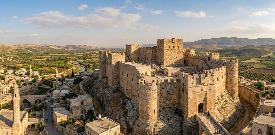 Sarmin Castle Syria: Ancient Fortress in Idlib Countryside